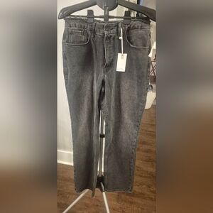Good American Charcoal Denim Jeans